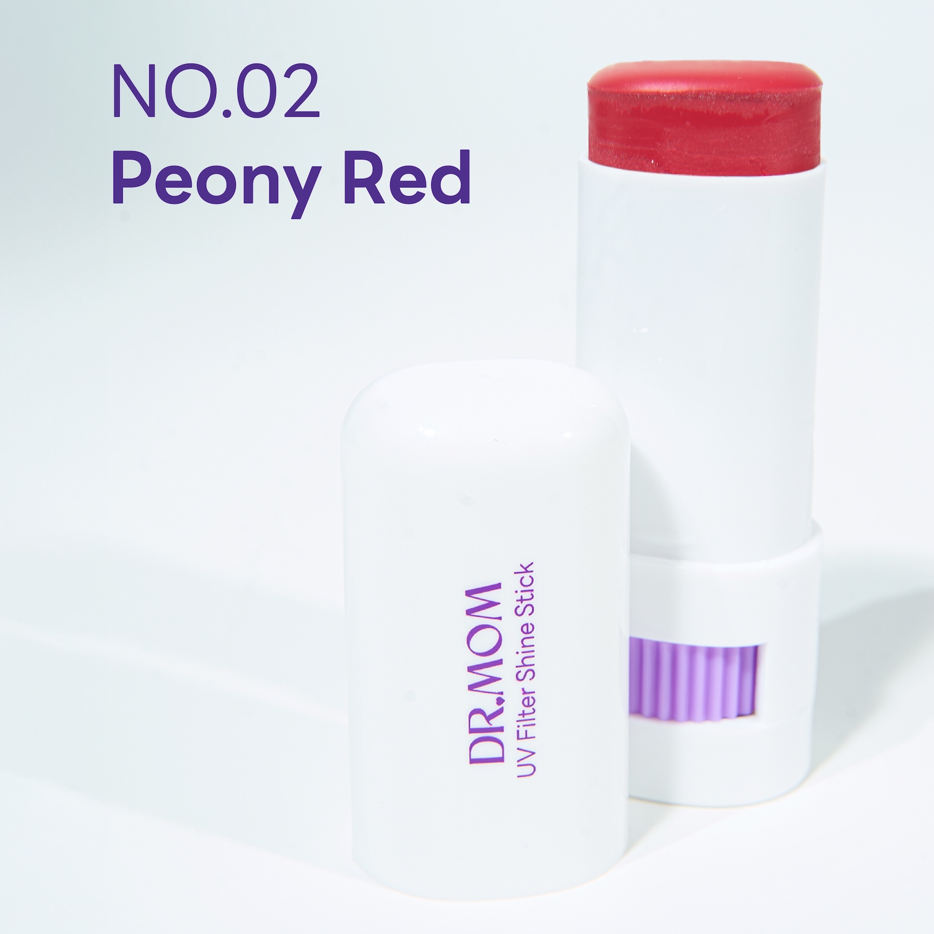ยูวี ฟิลเตอร์ ชายน์ สติ๊กดอกเตอร์มัม | DR.MOM UV FILTER SHINE STICK – Peony Red