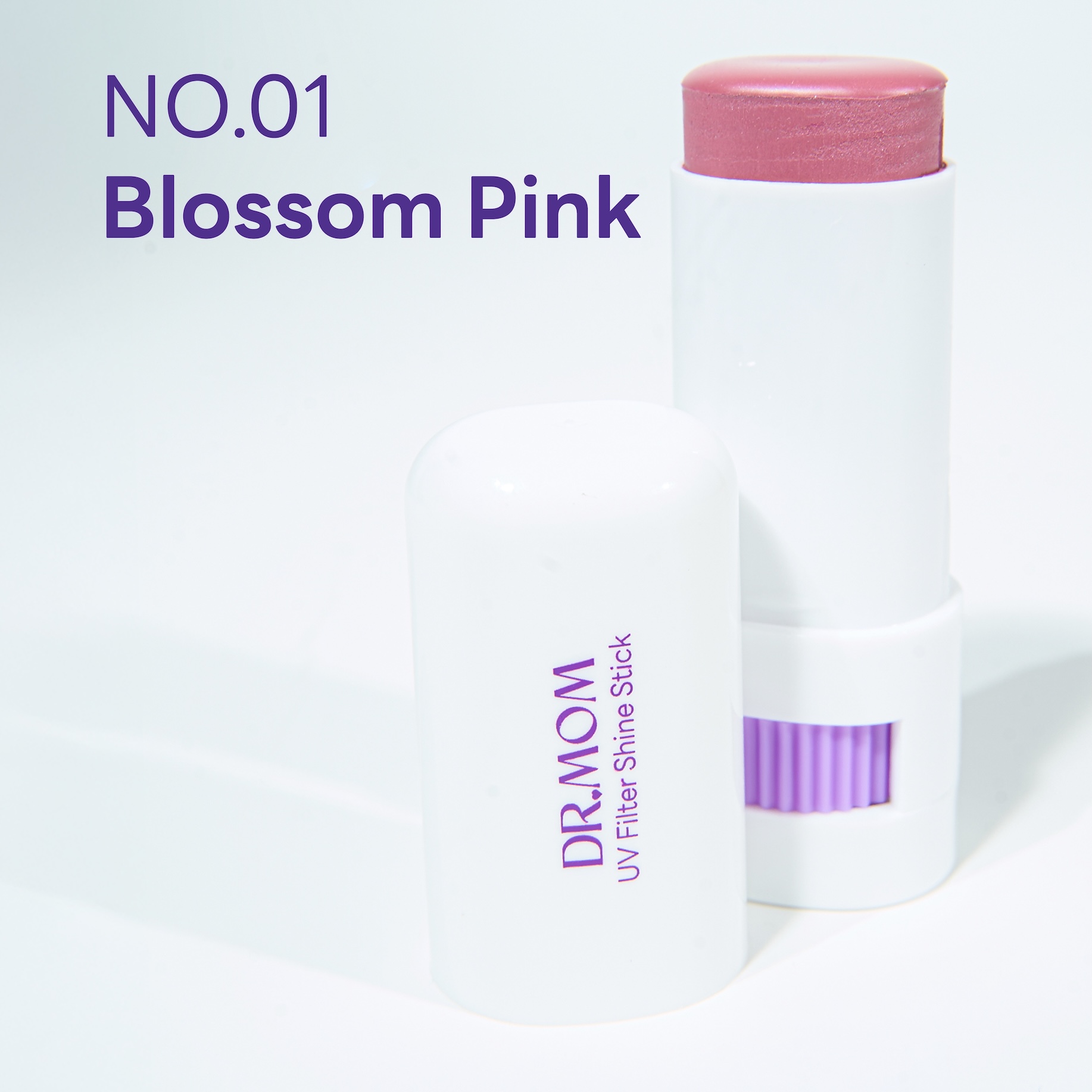 ยูวี ฟิลเตอร์ ชายน์ สติ๊กดอกเตอร์มัม | DR.MOM UV FILTER SHINE STICK – Blossom Pink