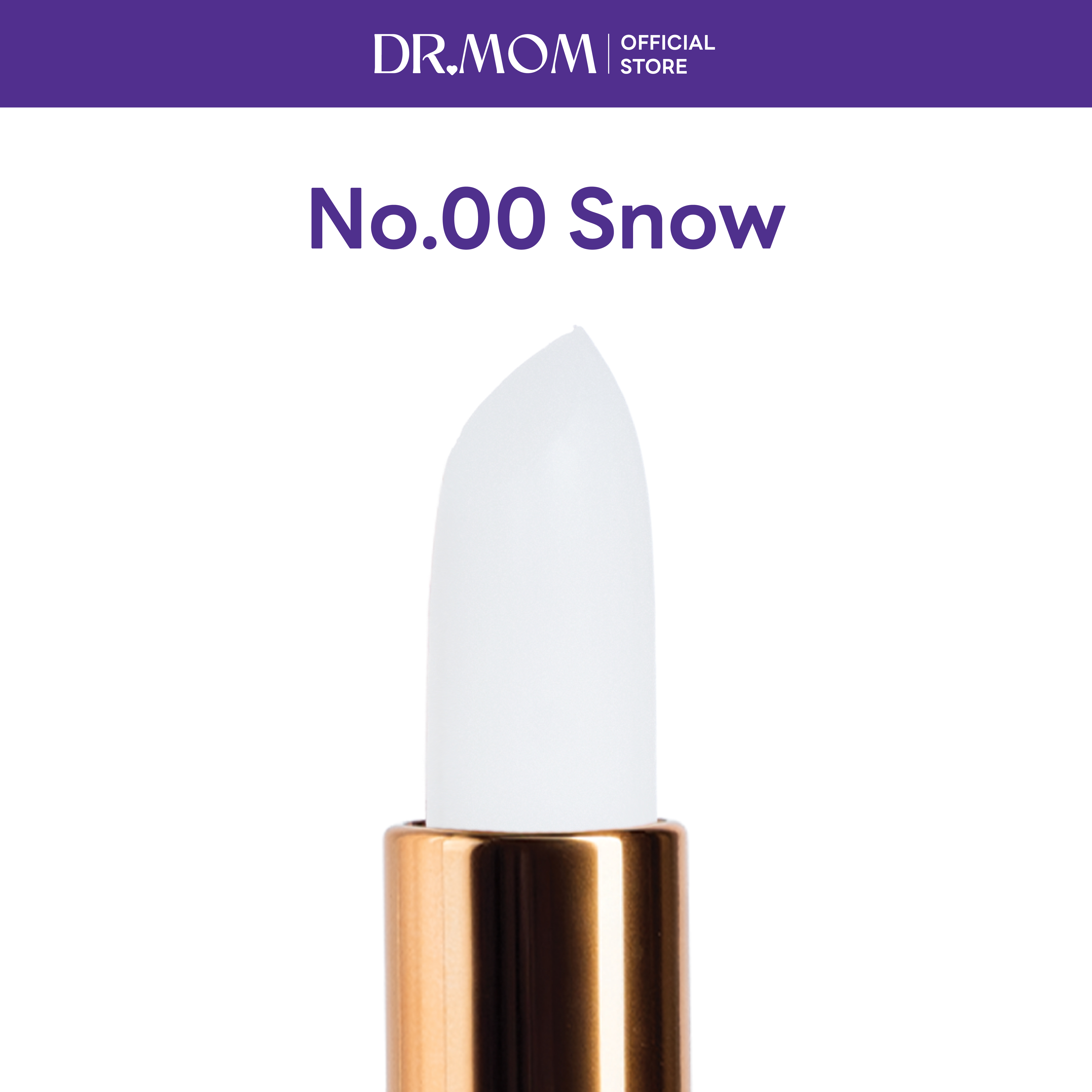 ลิปทินต์บาล์มดอกเตอร์มัม | Dr.Mom Tinted Lip Balm 3.6 g. – SNOW