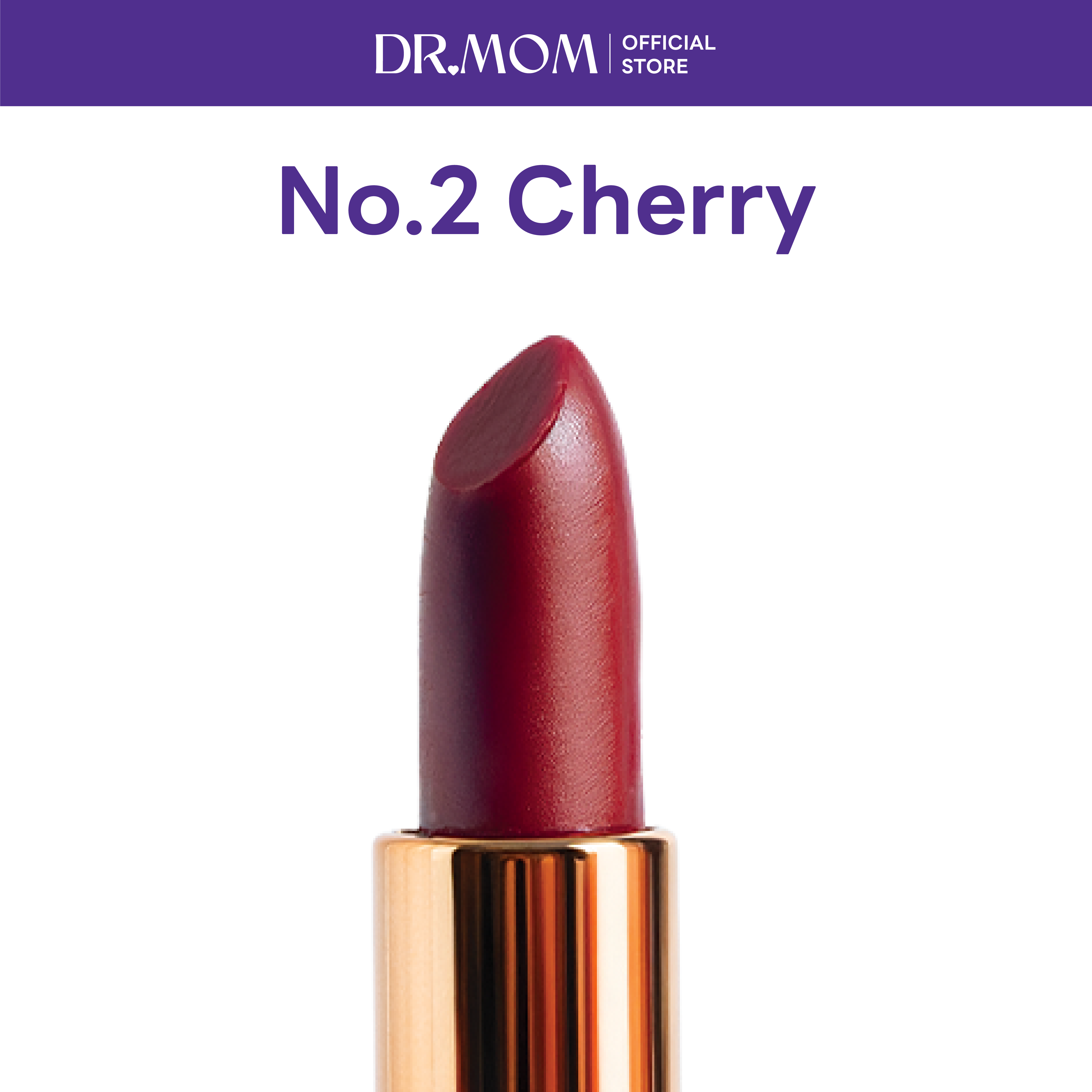 ลิปทินต์บาล์มดอกเตอร์มัม | Dr.Mom Tinted Lip Balm 3.6 g. – CHERRY
